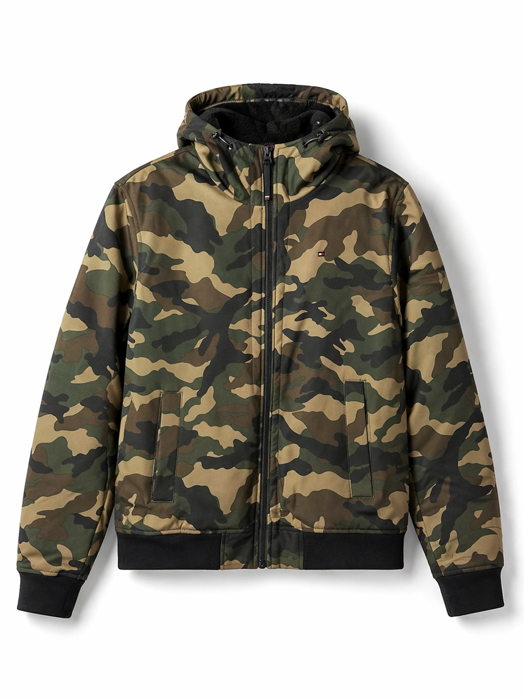 Tommy Hilfiger Men’s Camo Hooded Jacket